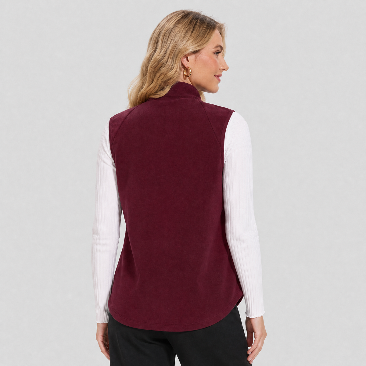 Women's Fleece Vest Sleeveless Lightweight Warmth Jackets