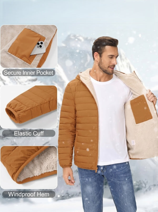 Heavyweight Hooded Snow Waterproof Winter Puffer Jacket