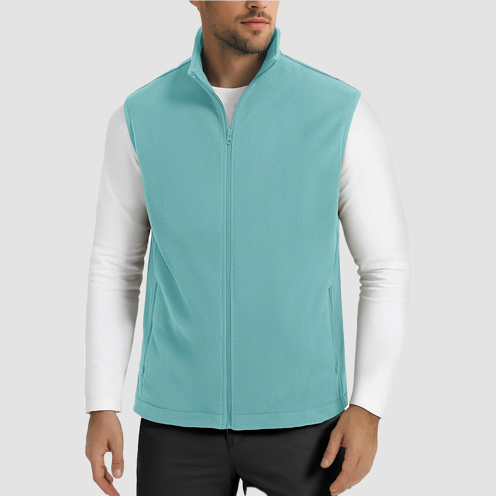 Men's Fleece Vest Lightweight Warm Winter Outerwear
