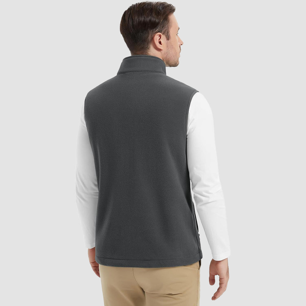 Men's Fleece Vest Lightweight Warm Winter Outerwear