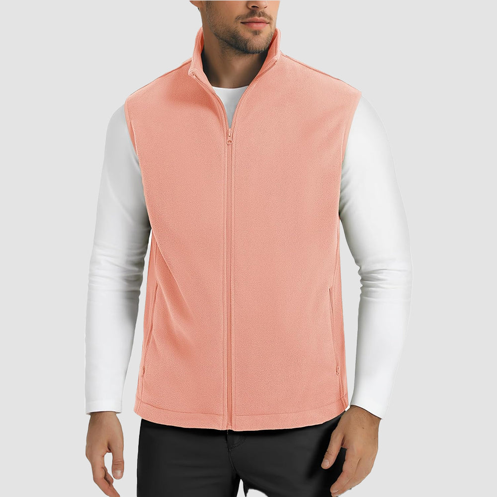 Men's Fleece Vest Lightweight Warm Winter Outerwear