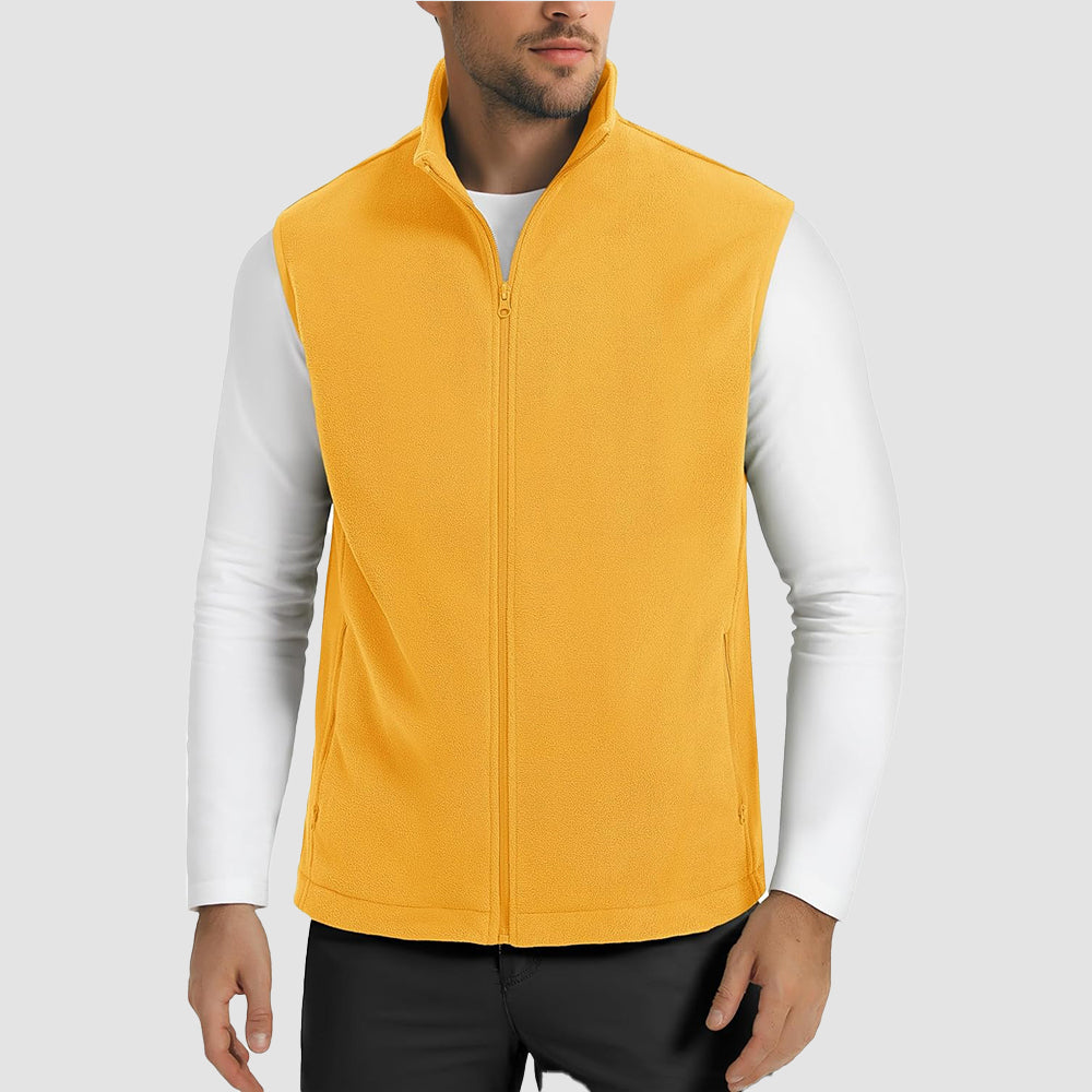 Men's Fleece Vest Lightweight Warm Winter Outerwear