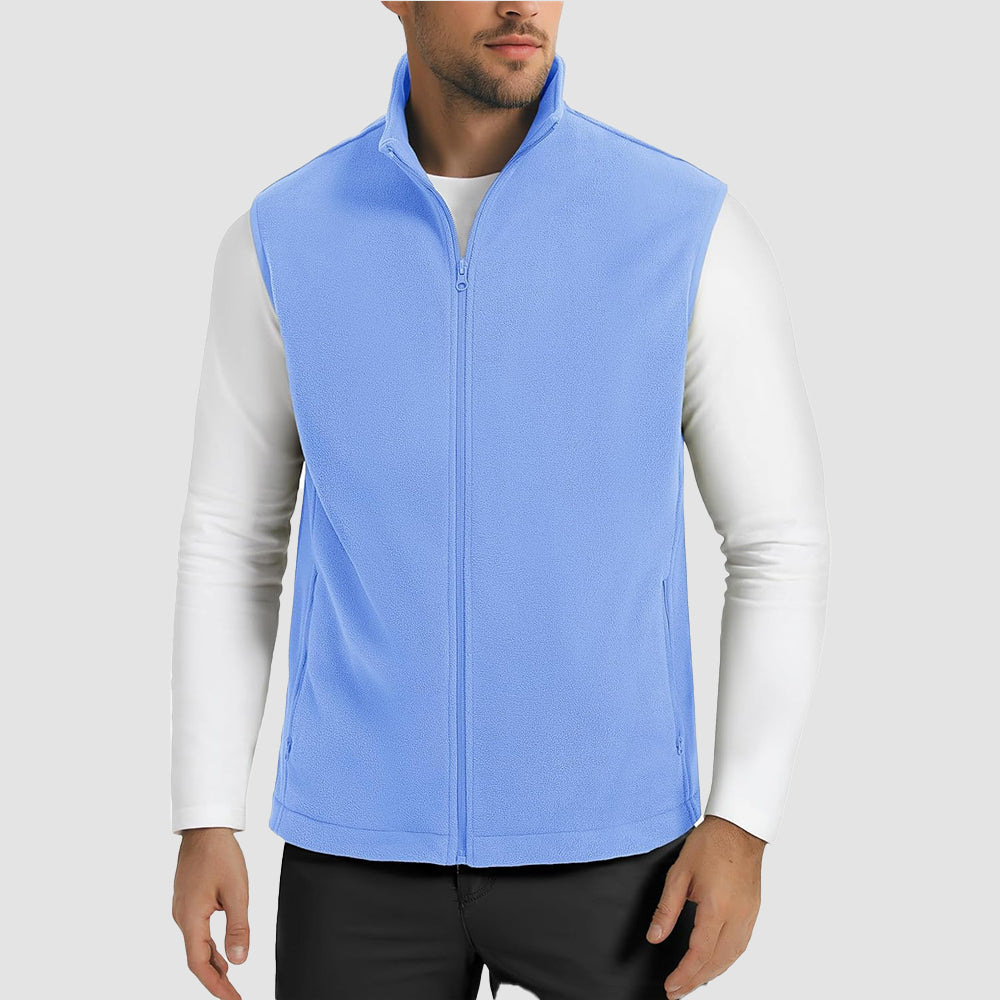Men's Fleece Vest Lightweight Warm Winter Outerwear