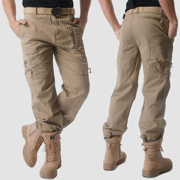 Men's Tactical Cargo Pants with 9 Pockets for Hiking - MAGCOMSEN
