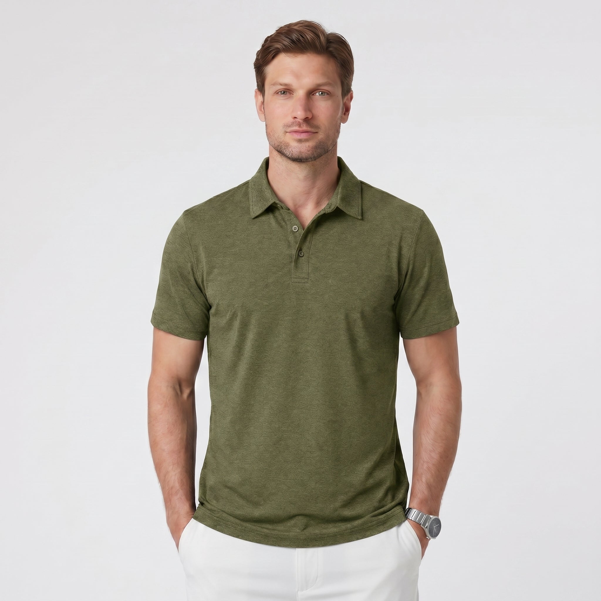Men's Performance Polo Shirt - Lightweight Outdoor Polo
