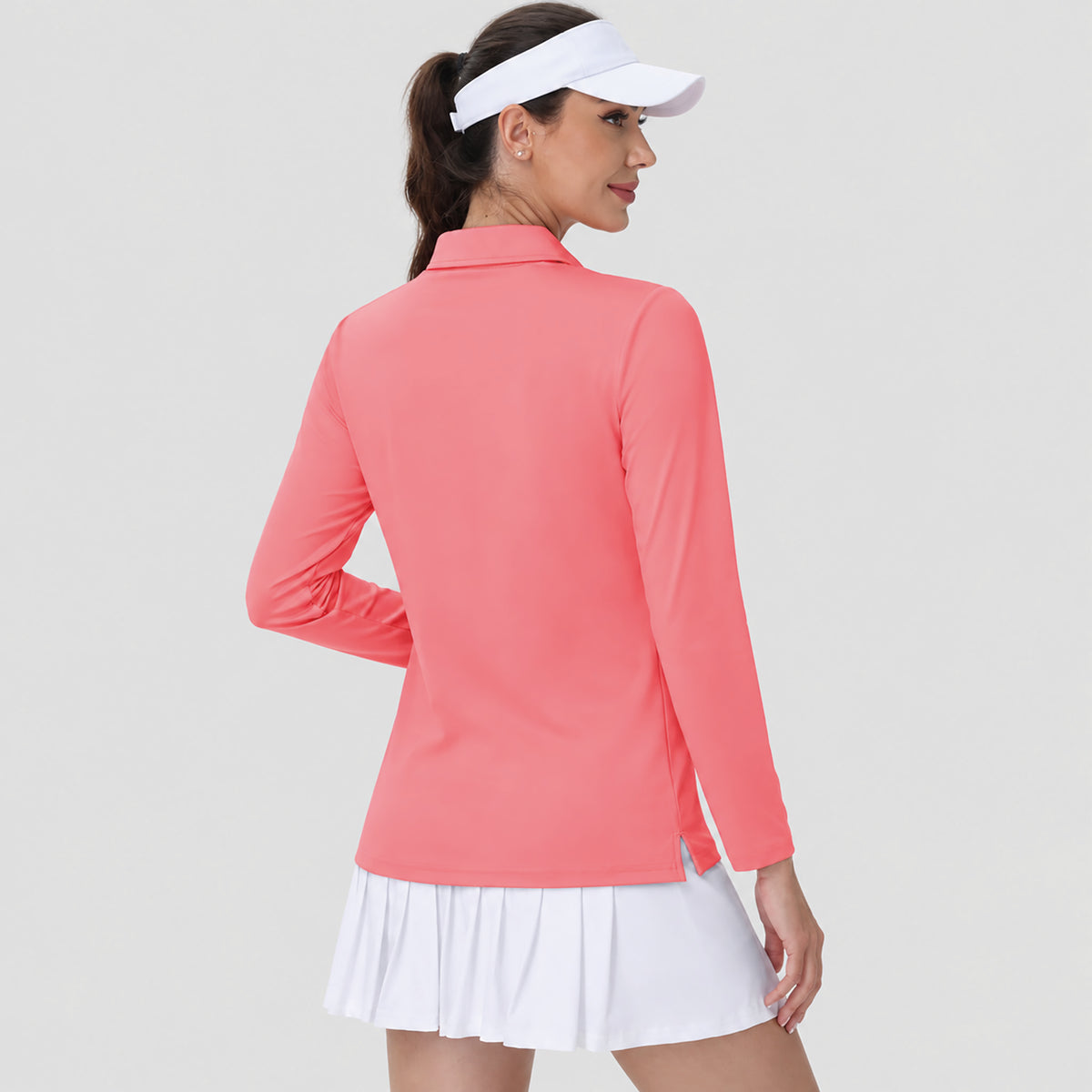 Women's UPF 50 Long Sleeve GolF Shirt Quick Dry Golf Hiking Top