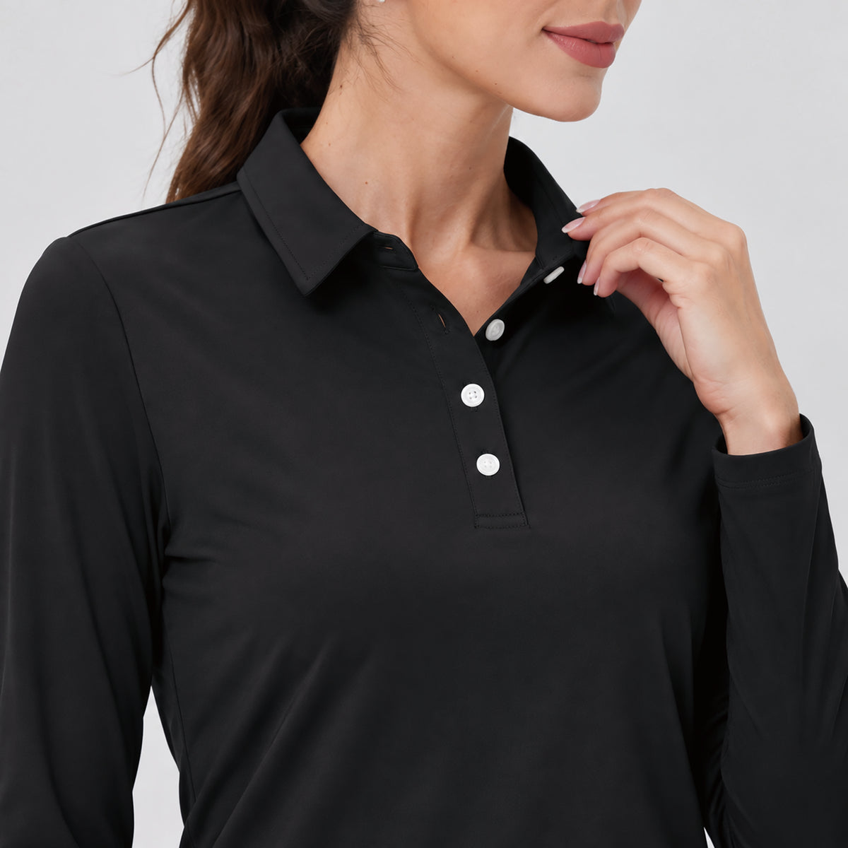 Women's UPF 50 Long Sleeve GolF Shirt Quick Dry Golf Hiking Top