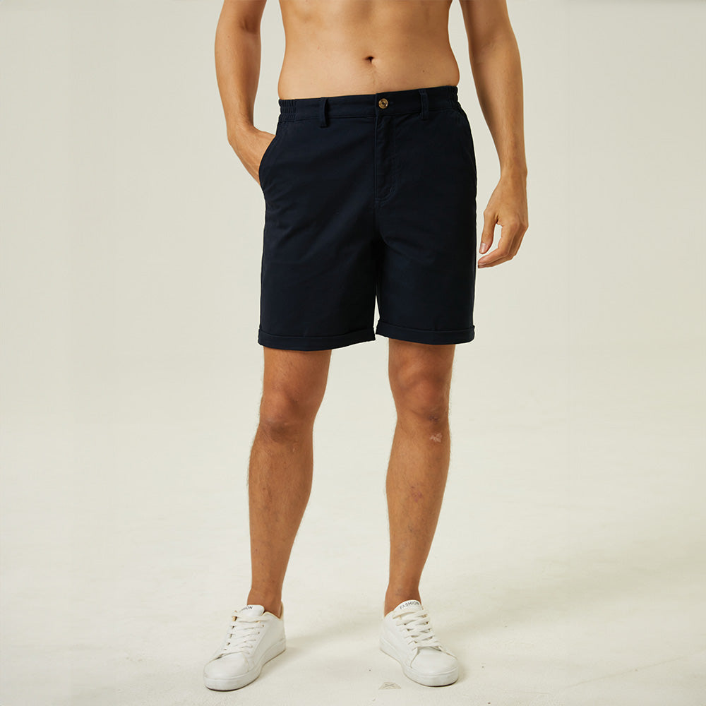 Men's Classic Stretch Chino Shorts with Pockets