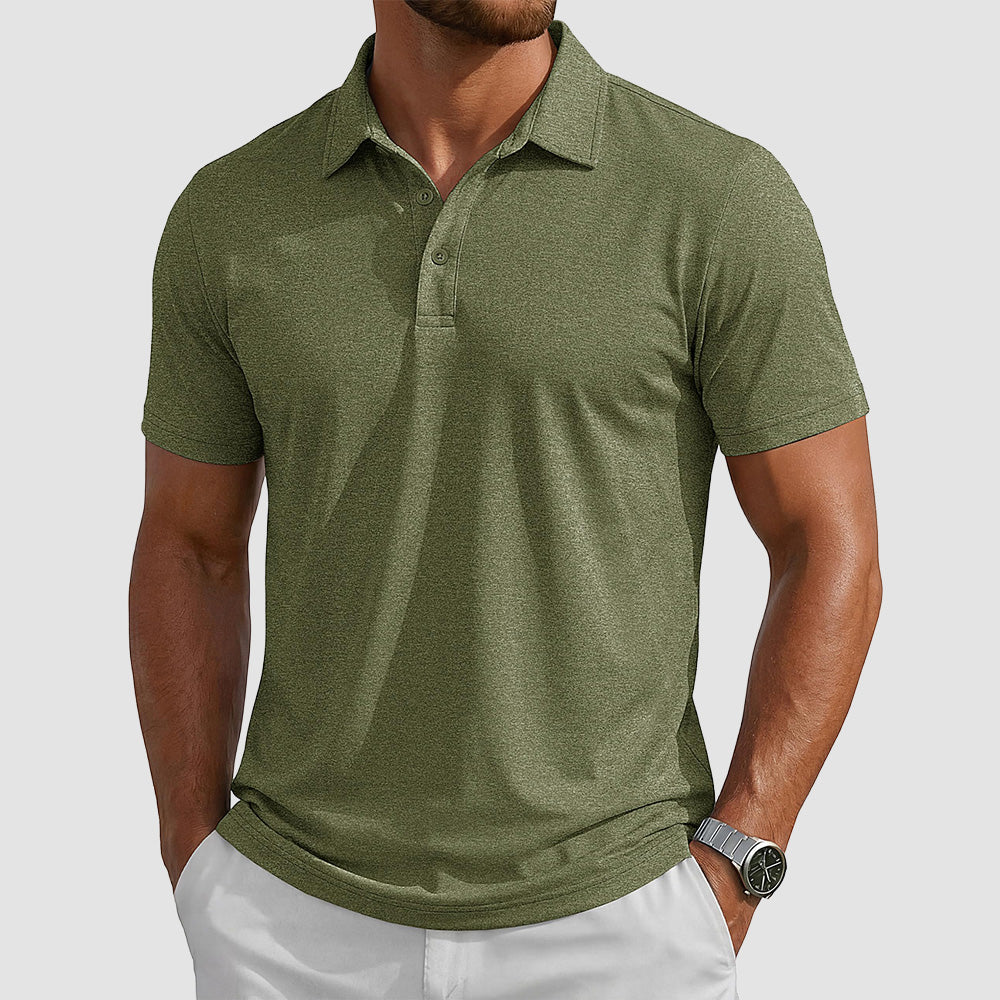 Men's Performance Polo Shirt - Lightweight Outdoor Polo