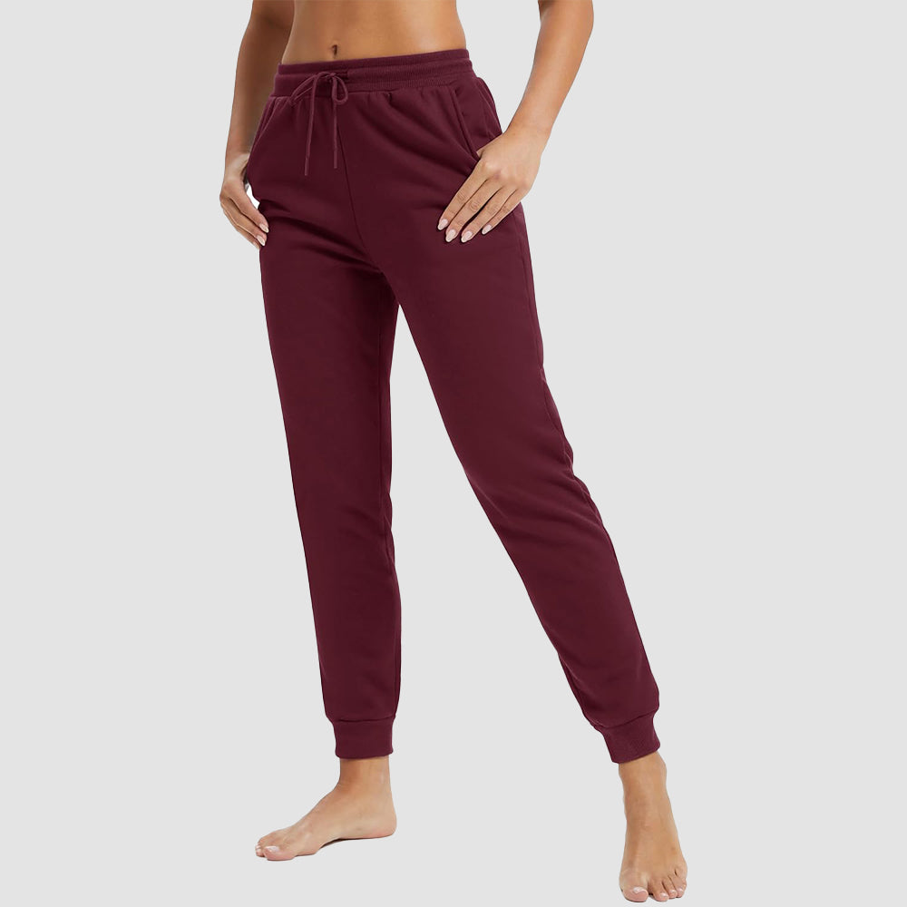 Women's Sherpa Lined Sweatpants Warm Fleece Winter Joggers