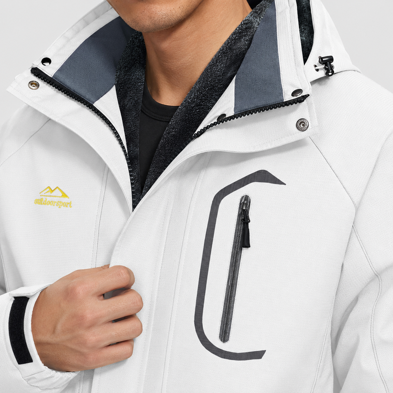 Women's Waterproof Ski Jacket - Insulated Winter Snow Coat with Hood