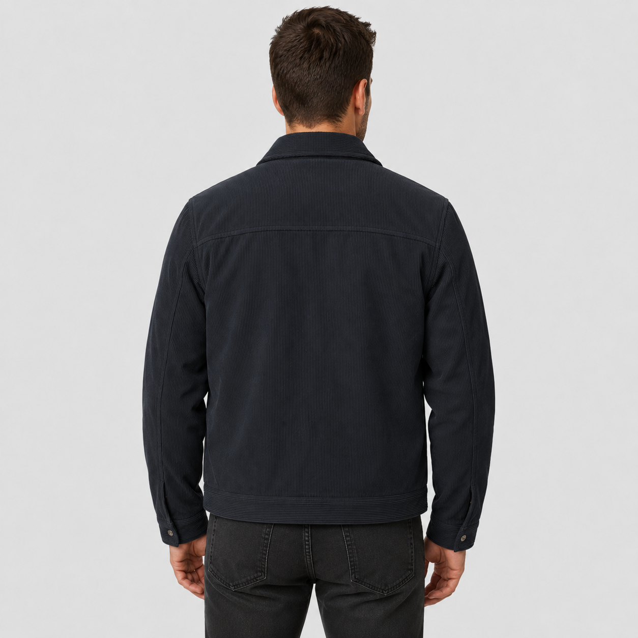 Men's Sherpa-Lined Corduroy Winter Jacket