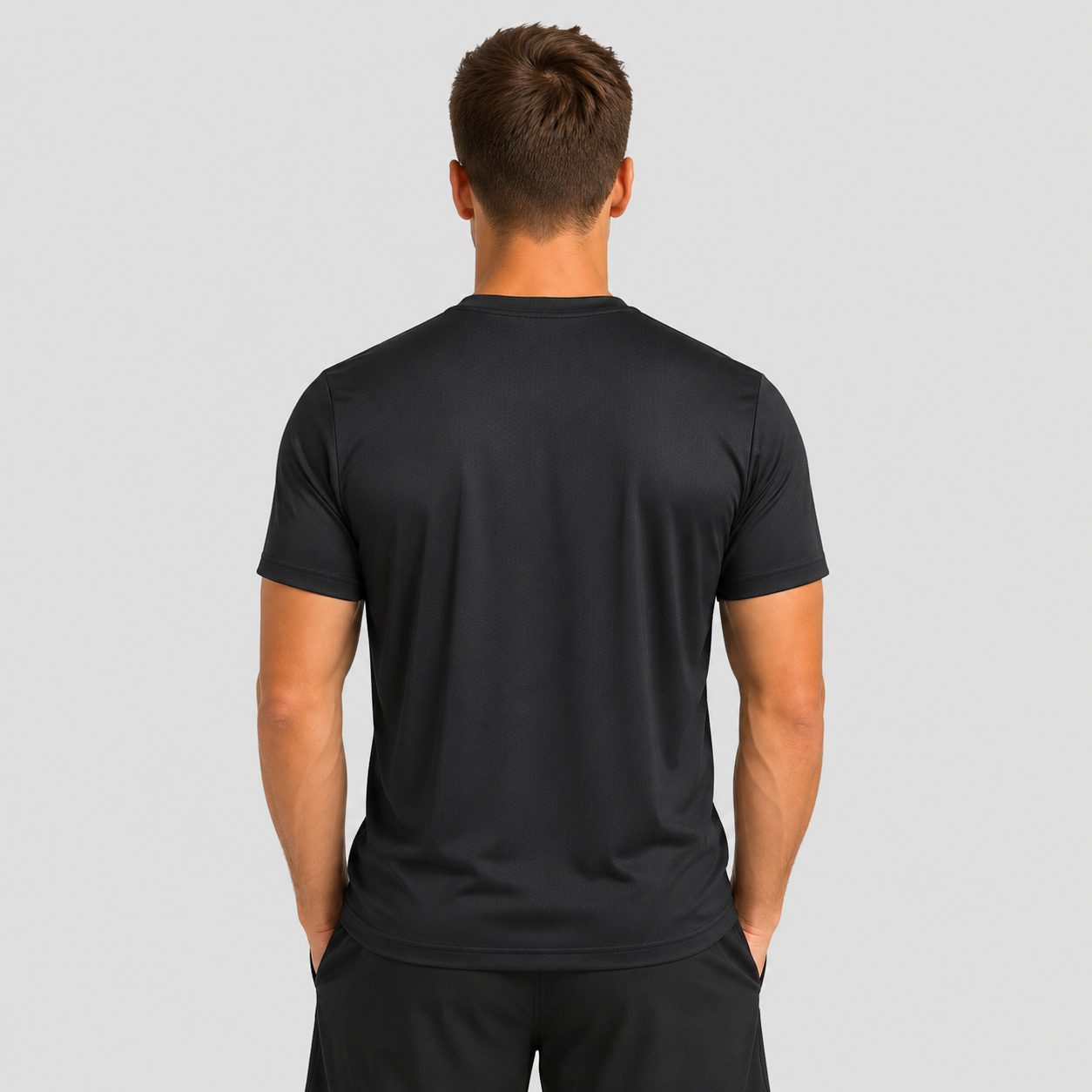 Men's Breathable Mesh Workout T-Shirt – Quick Dry 4-Way Stretch
