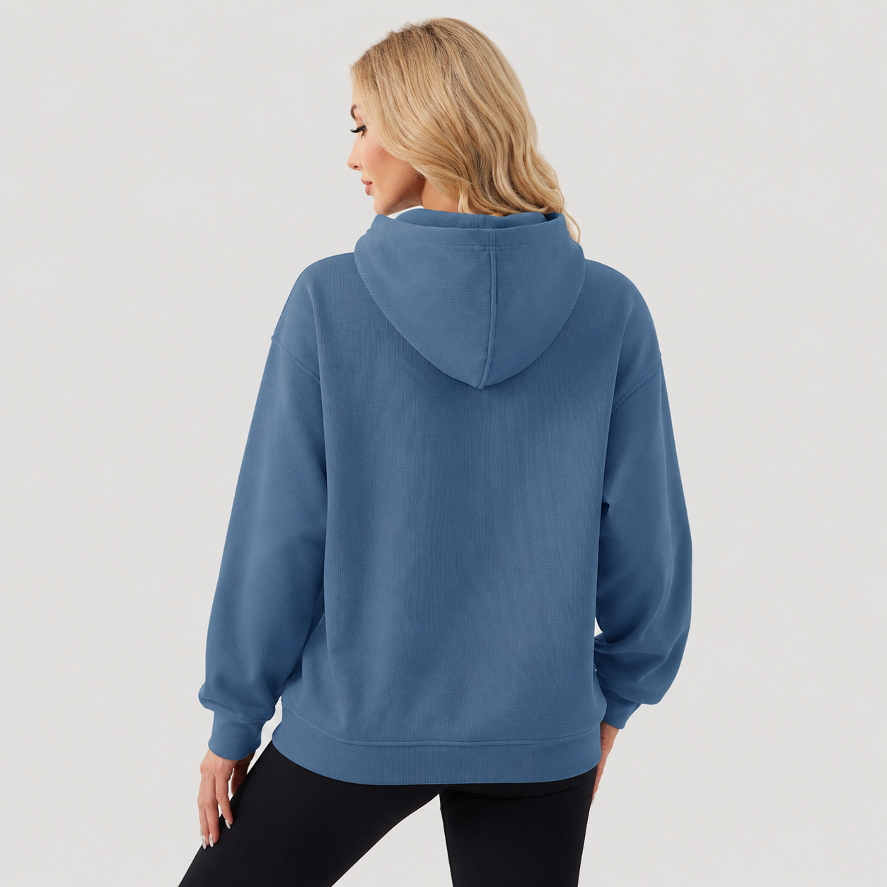 Women's Oversized Fleece Hoodie - Soft Pullover Sweatshirt with Kangaroo Pocket