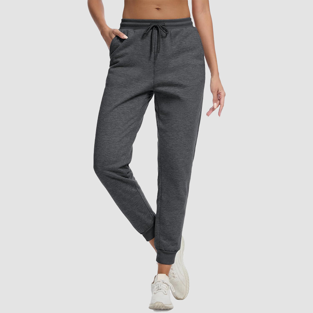 Women's Sherpa Lined Sweatpants Warm Fleece Winter Joggers