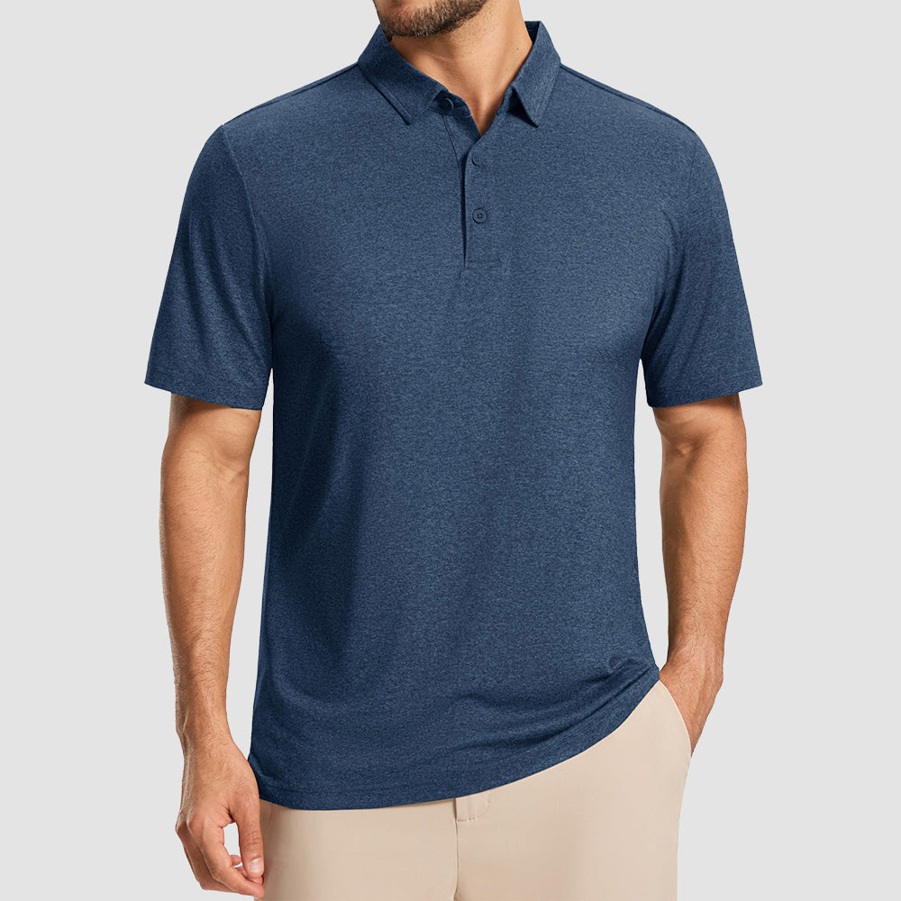 Men's Performance Polo Shirt - Lightweight Outdoor Polo