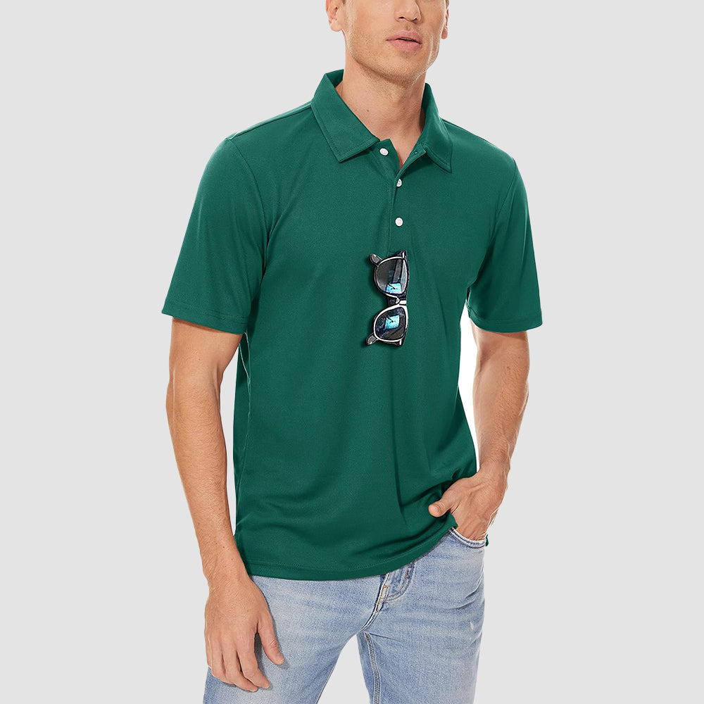 Men's Polo Quick Dry Short Sleeve Golf Polo