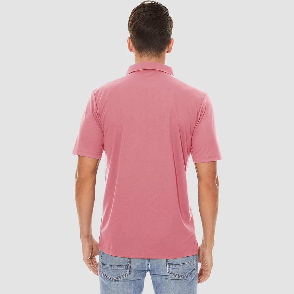 Men's Polo Quick Dry Short Sleeve Golf Polo