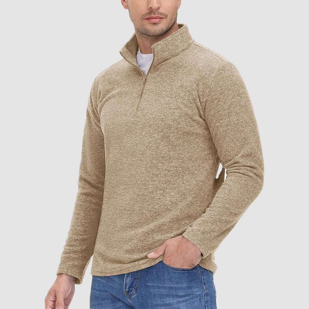 Men's 1/4 Zip Pullover Shirt Long Sleeve Sweatshirts