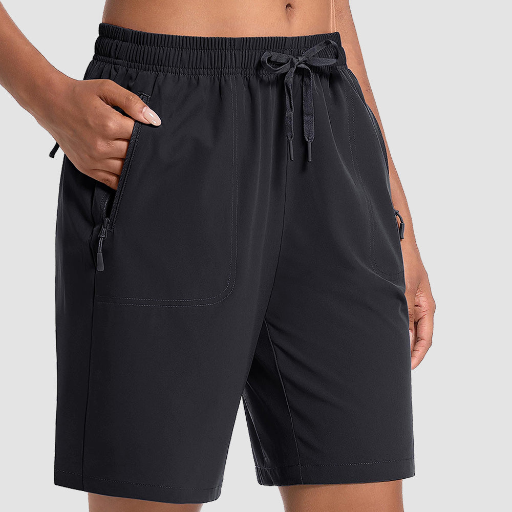 Women's Waterproof Sunprotection Lightweight Quick-Dry Hiking Shorts with 3 Pockets