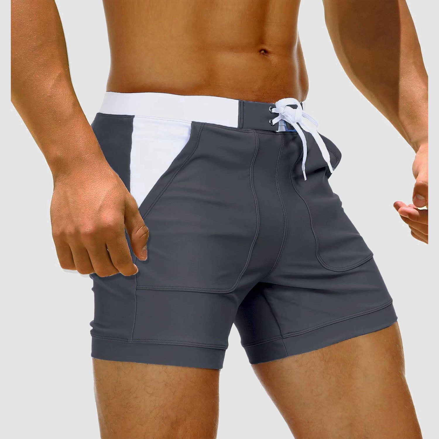 Men's Swim Trunks with Pockets