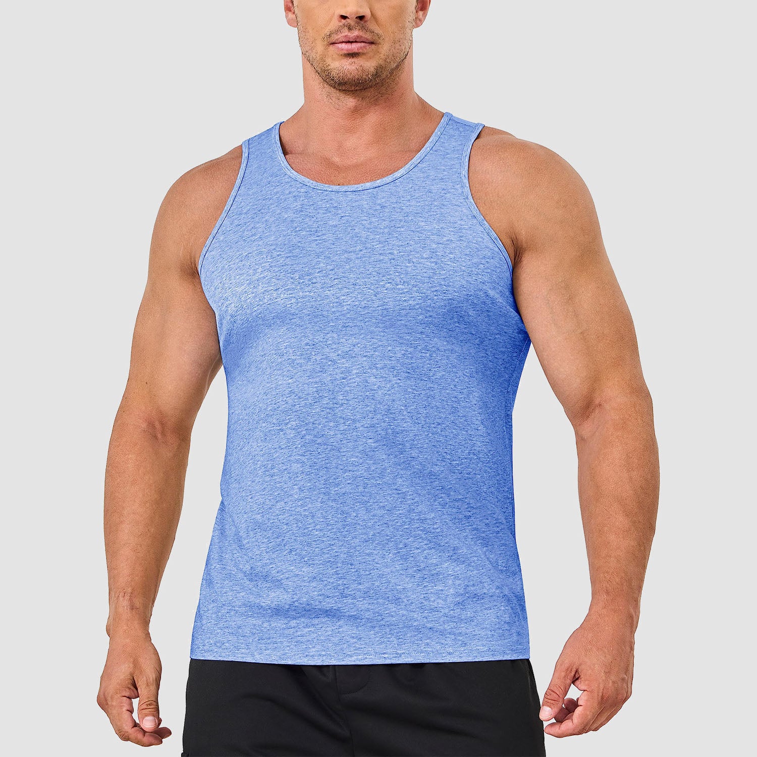 Men's Lightweight Cotton Sleeveless Muscle Tank Top