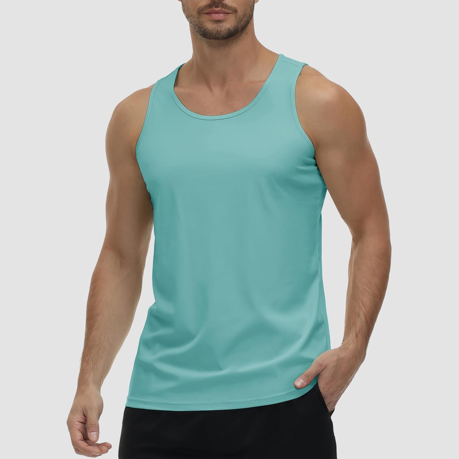 Men's UPF 80+ Quick-Dry Athletic Tank Top for Workout