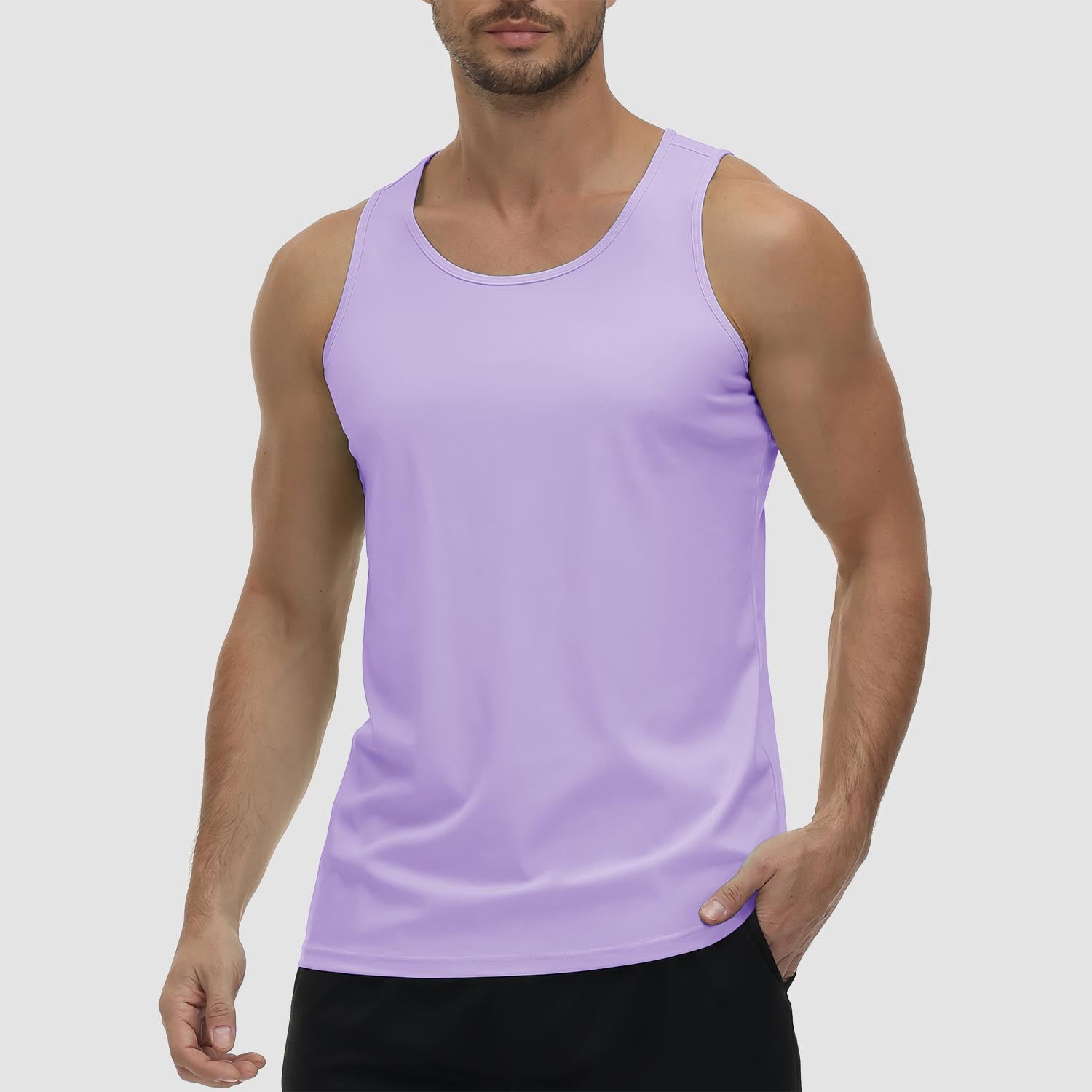 Men's UPF 80+ Quick-Dry Athletic Tank Top for Workout