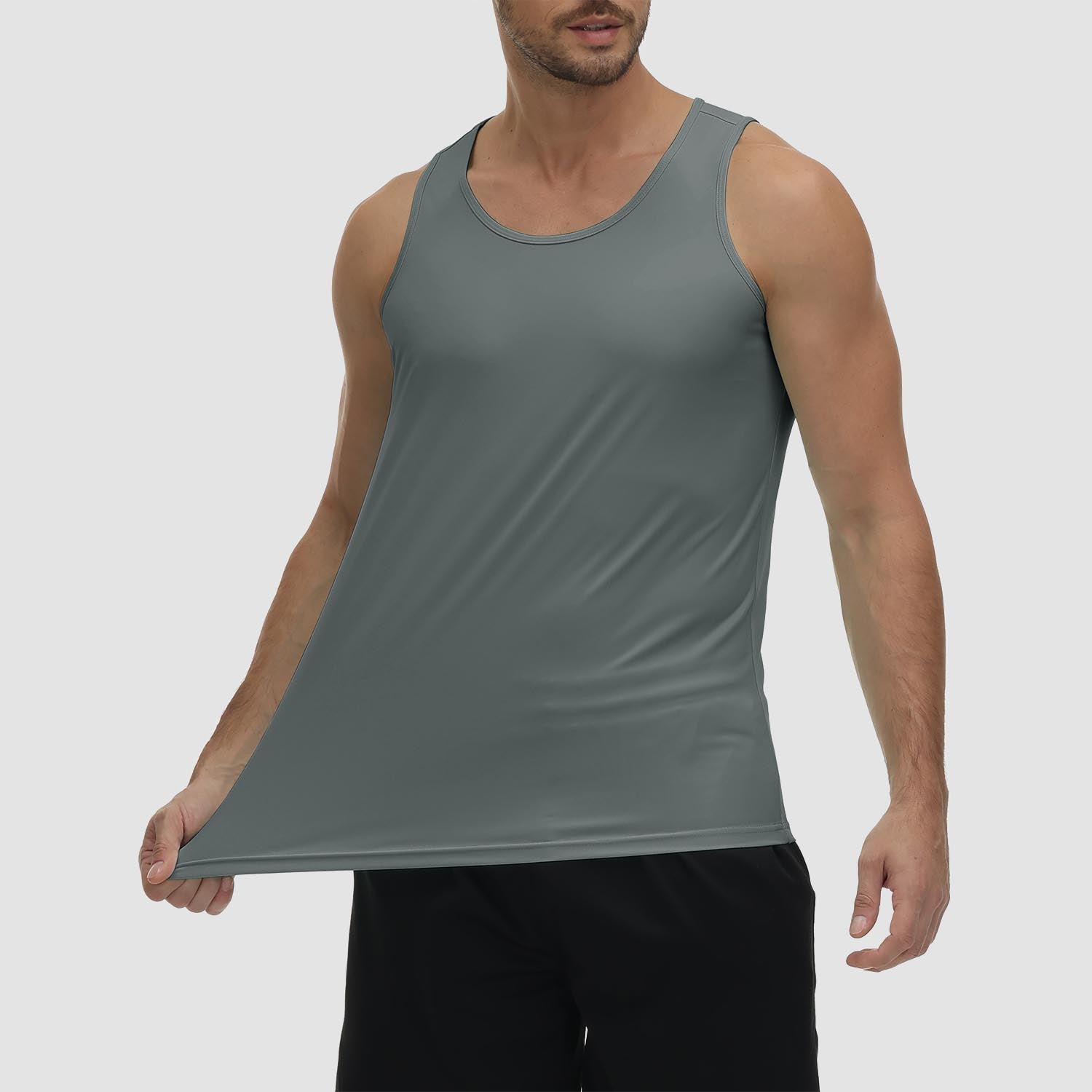 Men's UPF 80+ Quick-Dry Athletic Tank Top for Workout