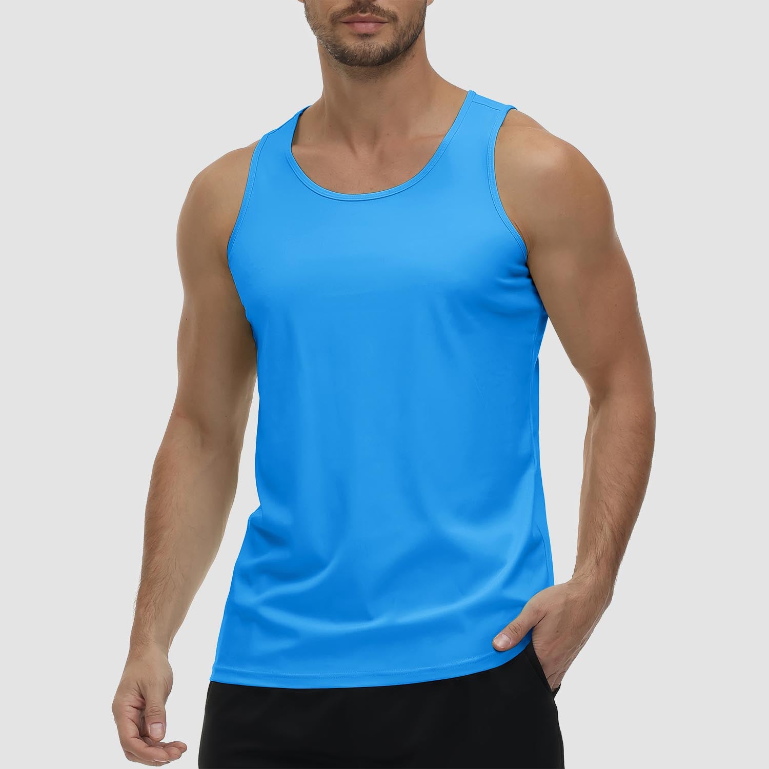 Men's UPF 80+ Quick-Dry Athletic Tank Top for Workout
