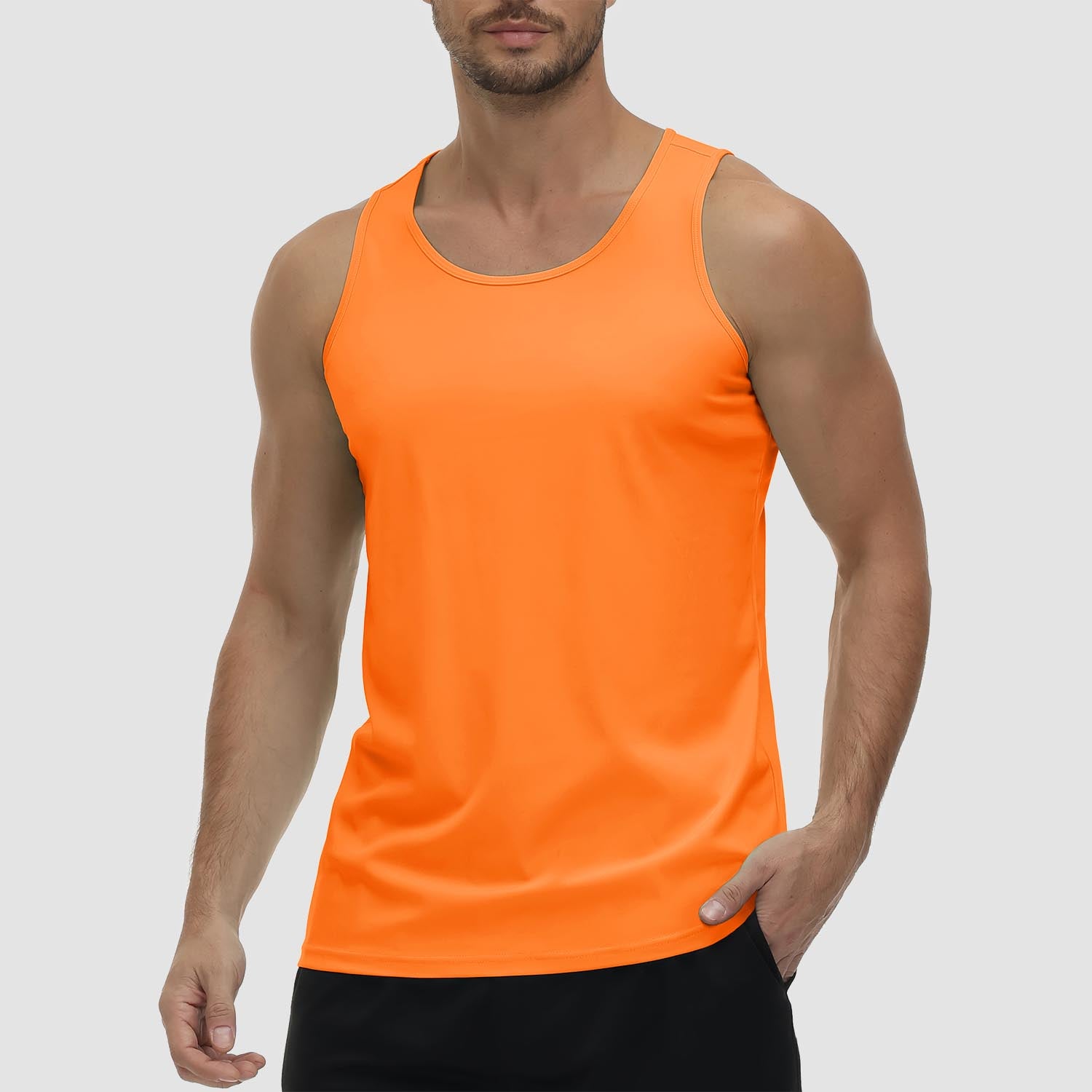 Men's UPF 80+ Quick-Dry Athletic Tank Top for Workout