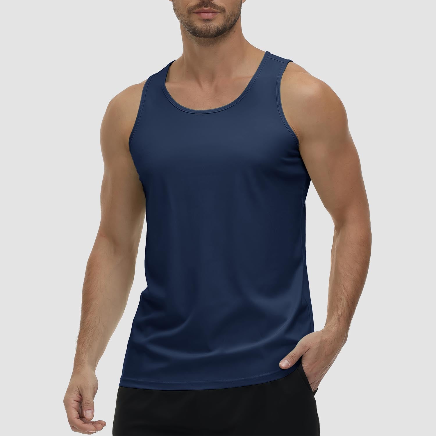 Men's UPF 80+ Quick-Dry Athletic Tank Top for Workout
