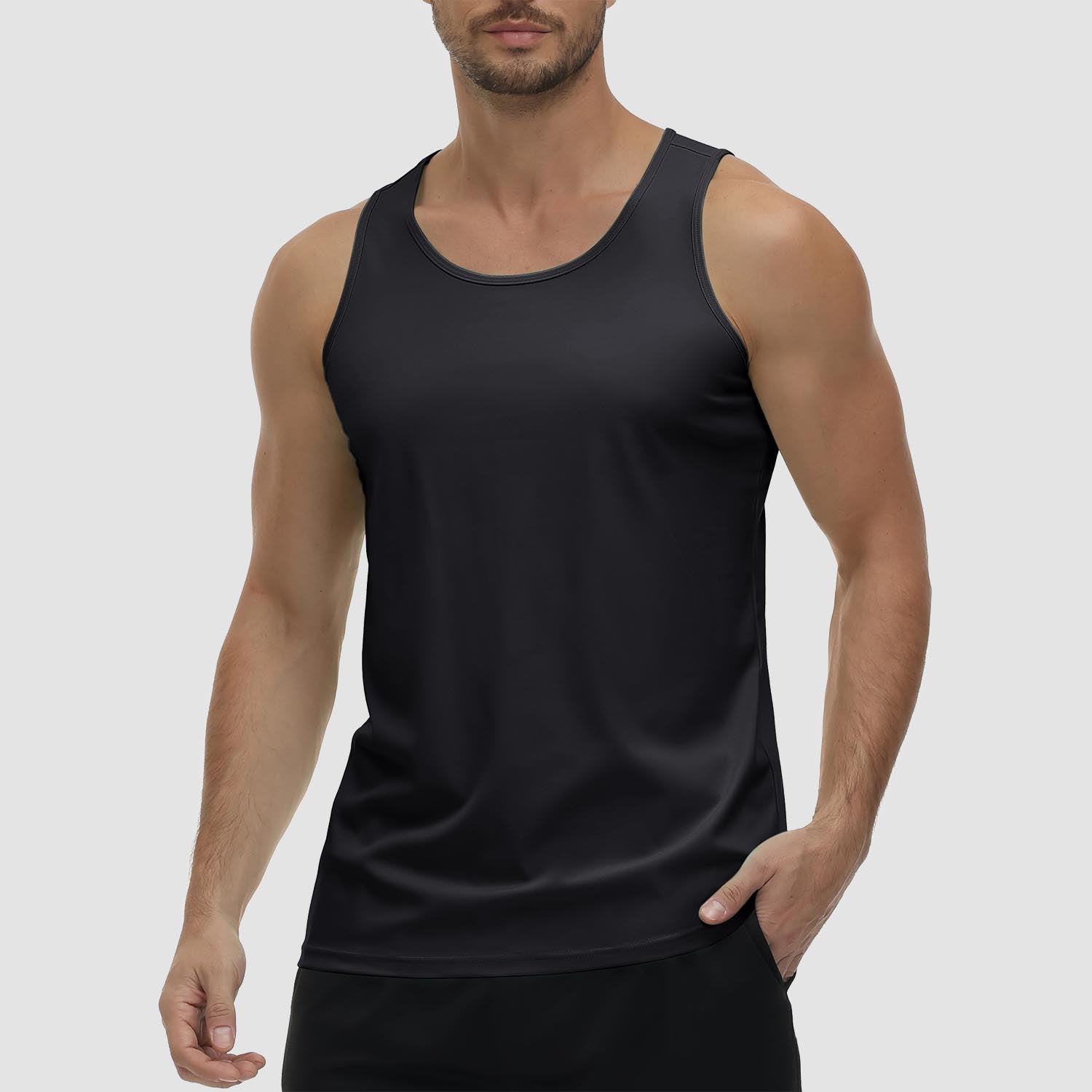 Men's UPF 80+ Quick-Dry Athletic Tank Top for Workout