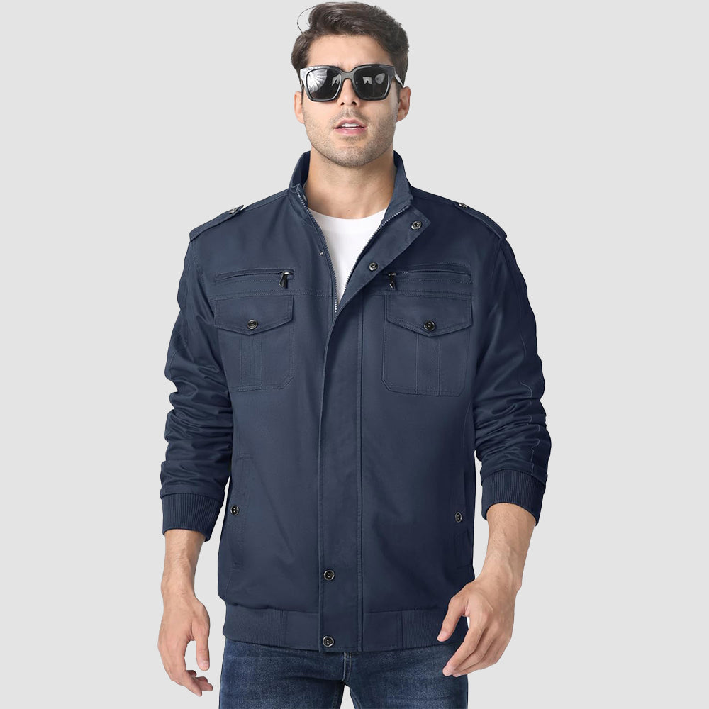 Men's Lightweight Tactical Cargo Jackets Combat Jacket