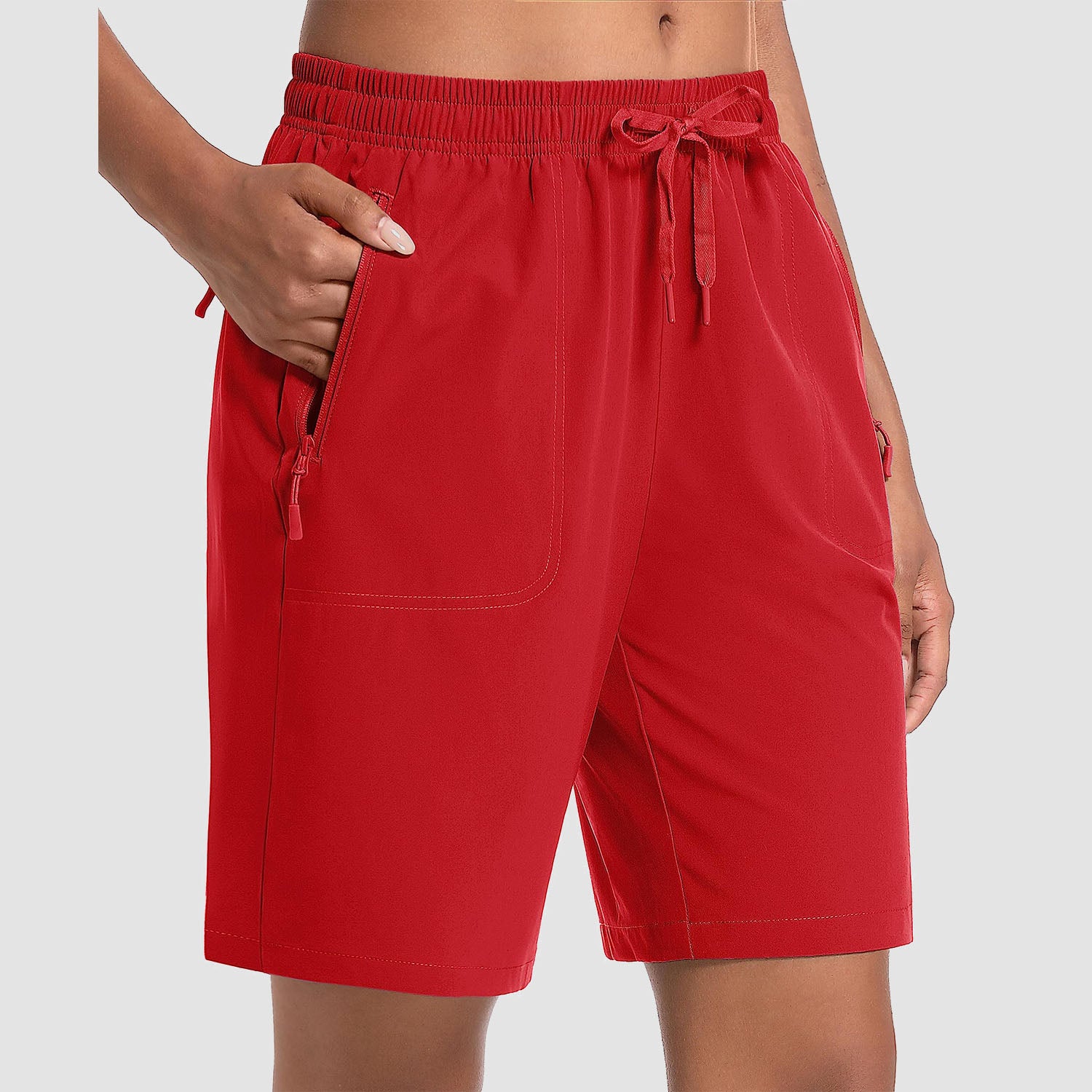 Women's Lightweight Quick-Dry Hiking Shorts with 3 Pockets - MAGCOMSEN