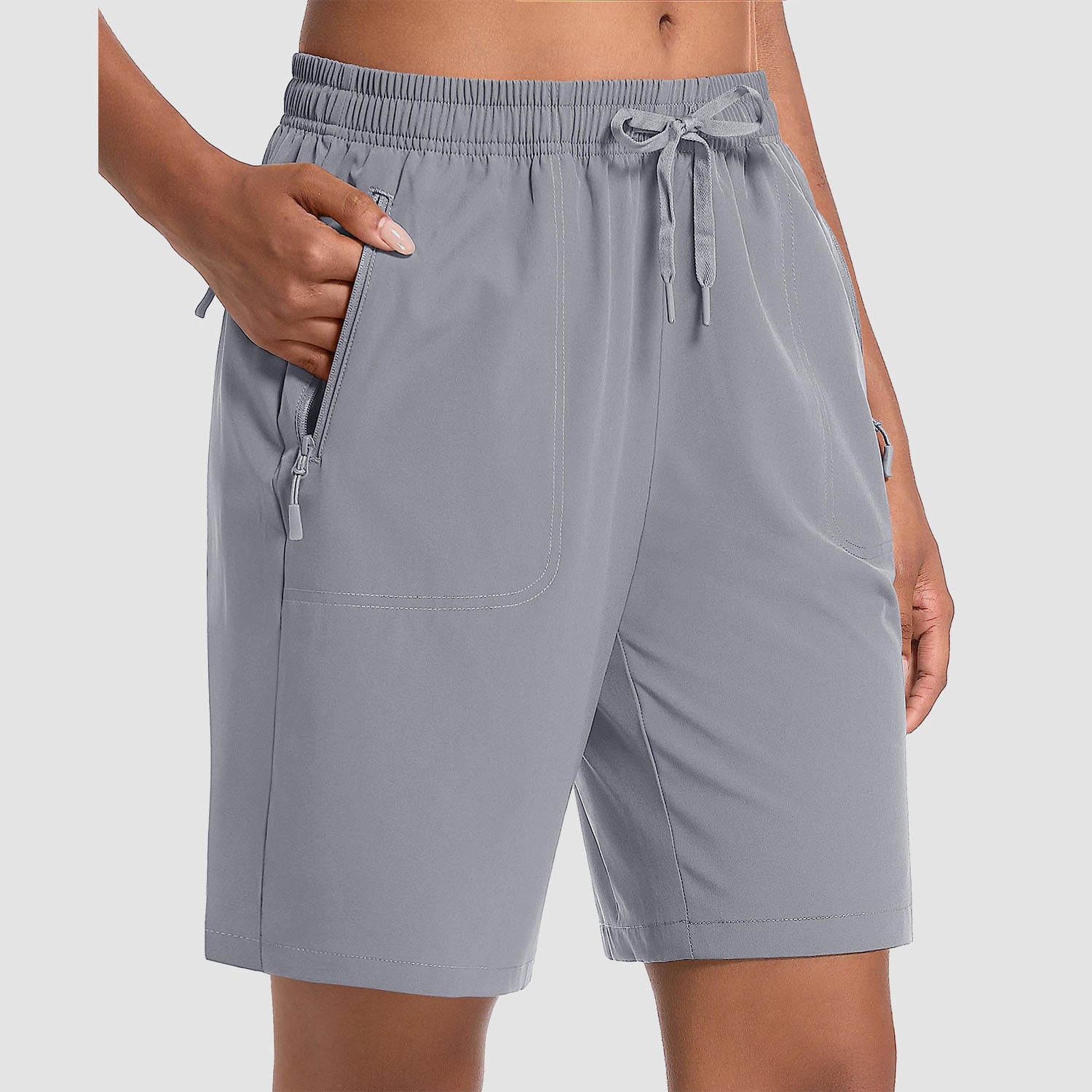 Women's Lightweight Quick-Dry Hiking Shorts with 3 Pockets - MAGCOMSEN