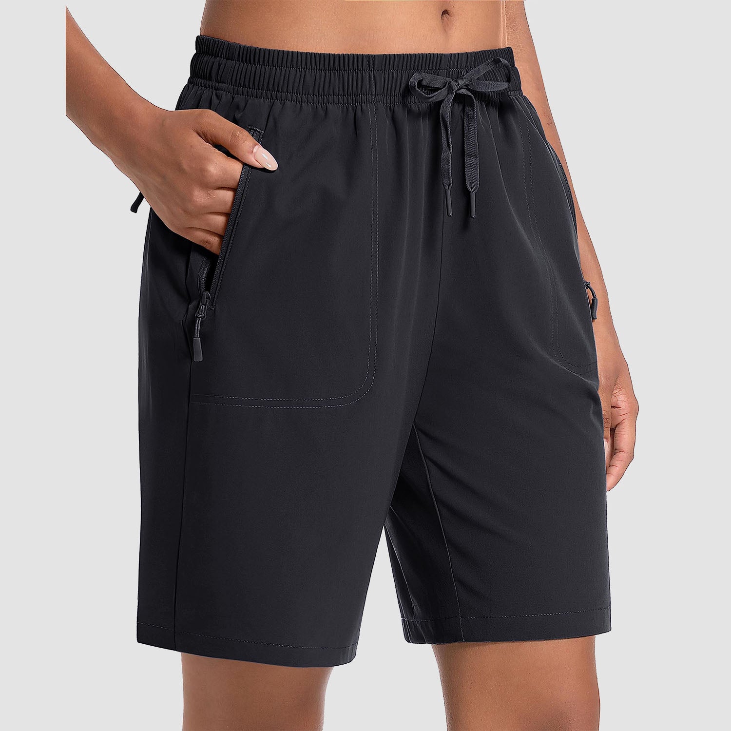 Women's Lightweight Quick-Dry Hiking Shorts with 3 Pockets - MAGCOMSEN