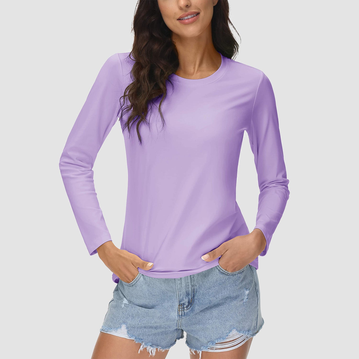 Women's UPF 80+ Long Sleeve Sun Protection Quick-Dry Shirt