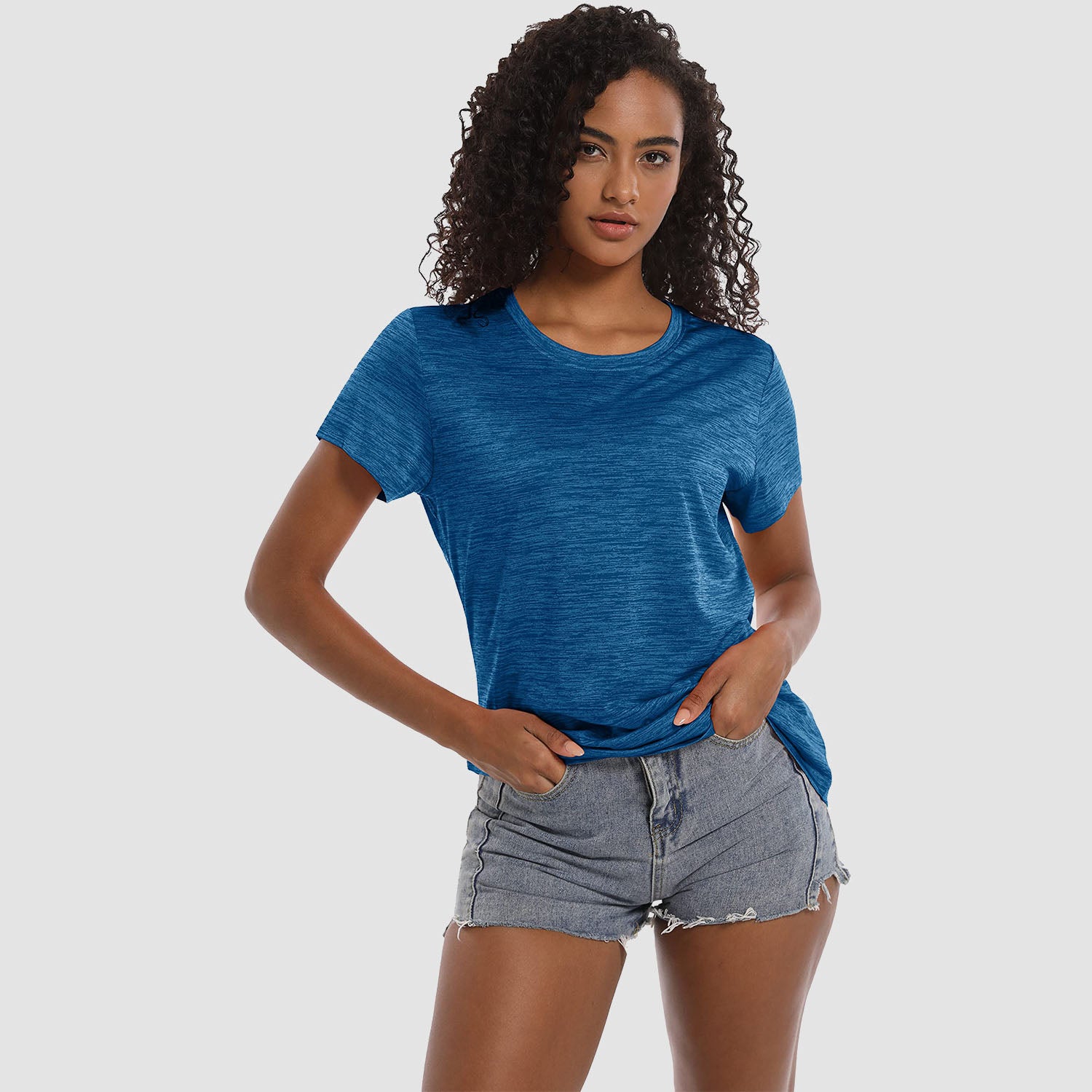 Women's Lightweight Short Sleeve Workout T-Shirt