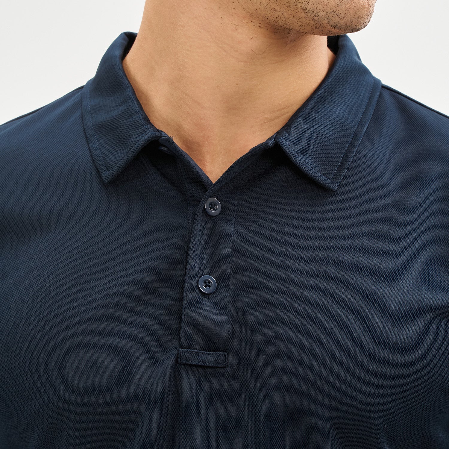 MAGCOMSEN Men's Golf Quick Dry Polo Shirt Navy by MAGCOMSEN #Color_Navy