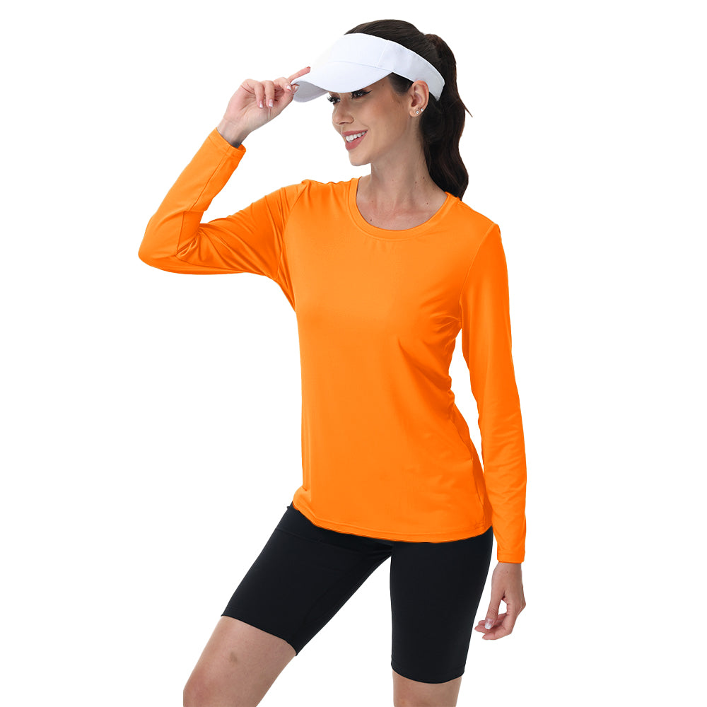 Women's UPF 80+ Long Sleeve Sun Protection Quick-Dry Shirt