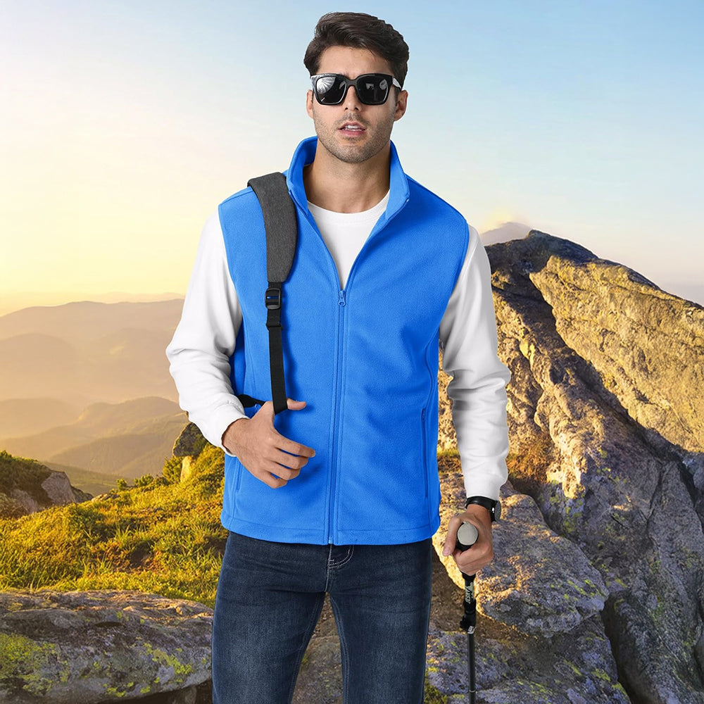 Men's Fleece Vest Lightweight Warm Winter Outerwear