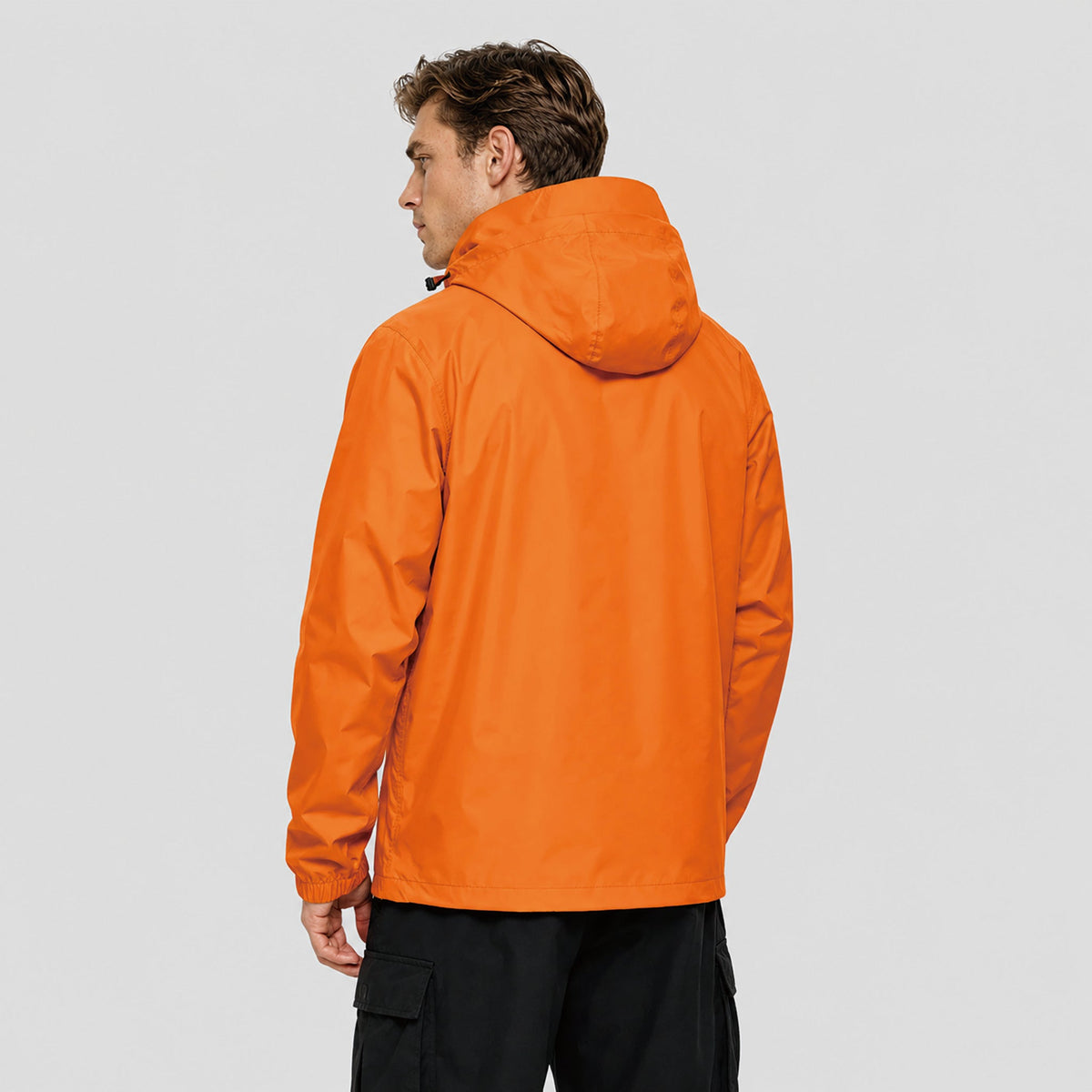 Men's Lightweight Waterproof Rain Jacket Breathable Hooded Windbreaker Shell Florange by MAGCOMSEN