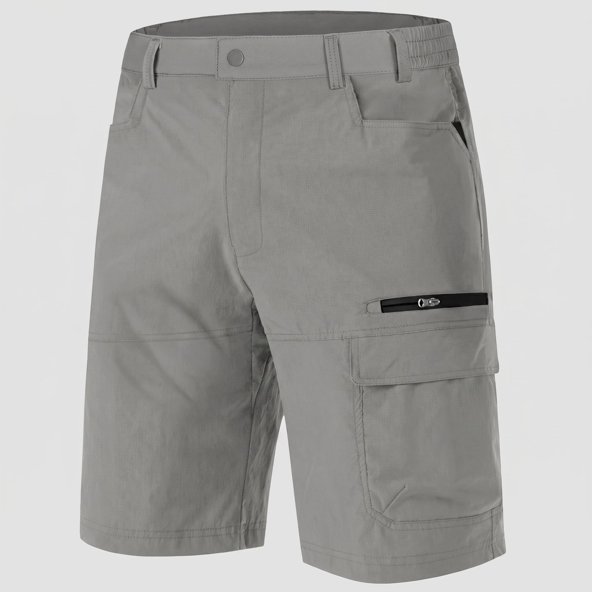 Men's Quick Dry Cargo Shorts Light Grey by MAGCOMSEN