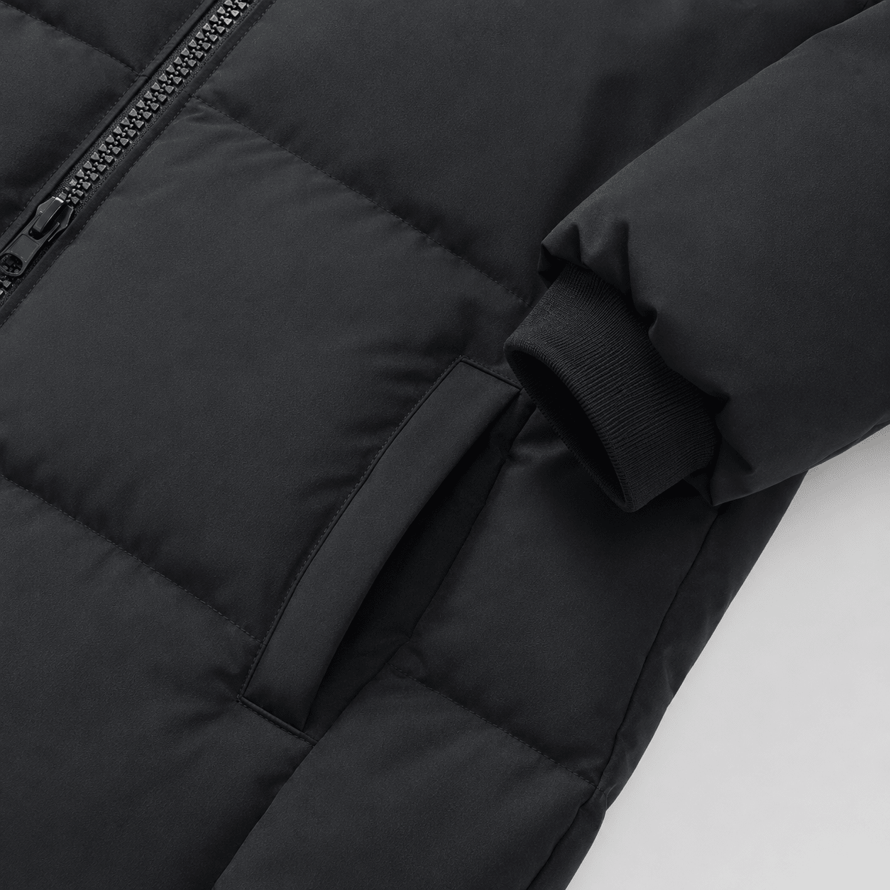 Black MAGCOMSEN Women’s Hooded Down Jacket Lightweight Thermal Quilted Winter Coat in #Color_Black