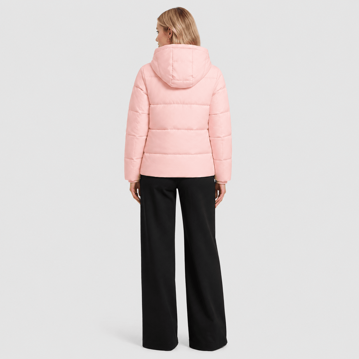Pink MAGCOMSEN Women’s Hooded Down Jacket Lightweight Thermal Quilted Winter Coat in #Color_Pink