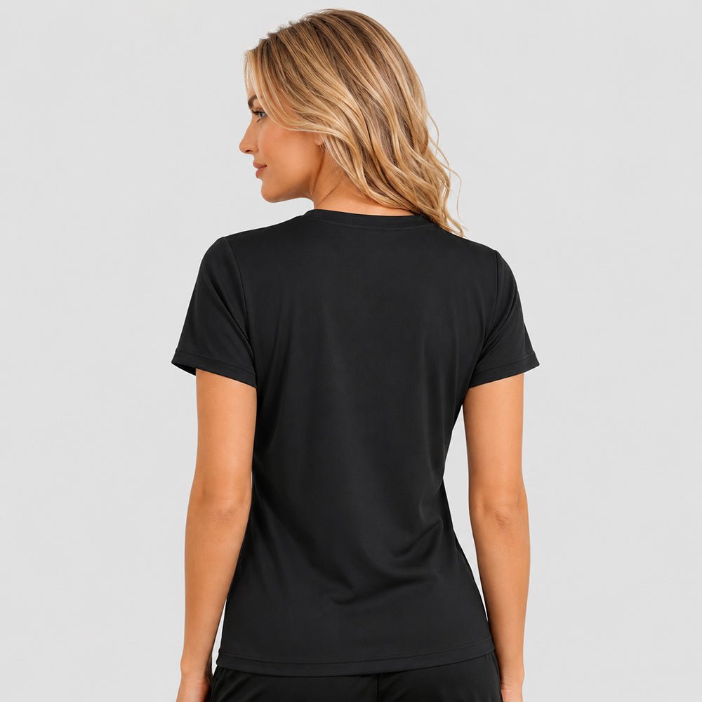 Women's Quick Dry T-Shirt Black by MAGCOMSEN