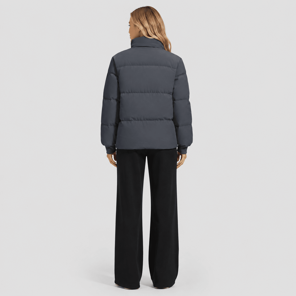 Dark Grey MAGCOMSEN Women’s Quilted Down Jacket Warm Water Resistant Puffer Winter Coat in #Color_Dark Grey