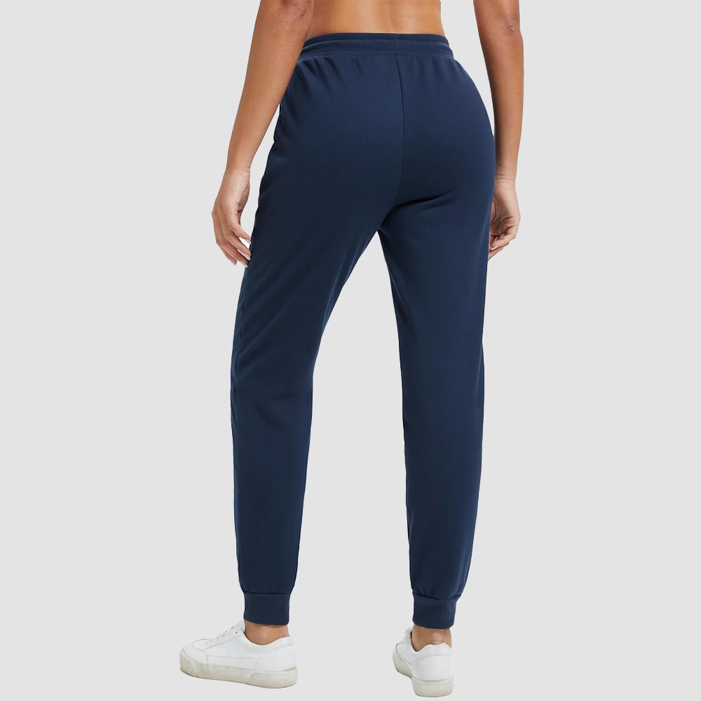 Navy MAGCOMSEN Women's Sherpa Lined Sweatpants Warm Fleece Winter Joggers in #Color_Navy