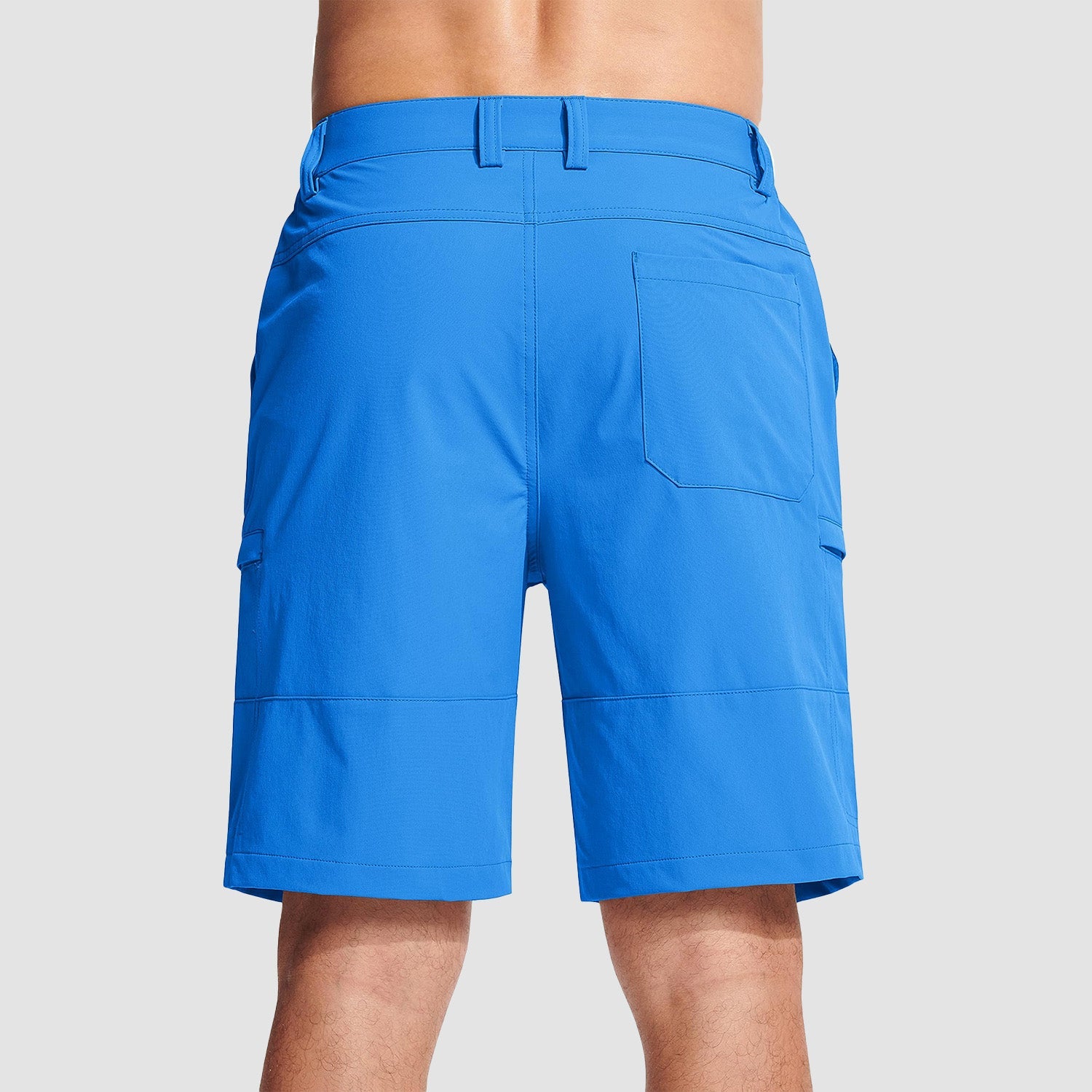Azure Men's Casual Quick-Dry 5 Pockets Cargo Short - MAGCOMSEN